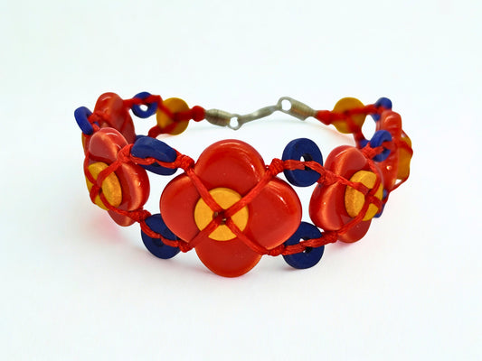 Set cercei + brățară „Ceramic Fiesta”