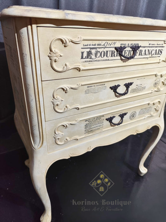 Noptieră „Paris Taupe”