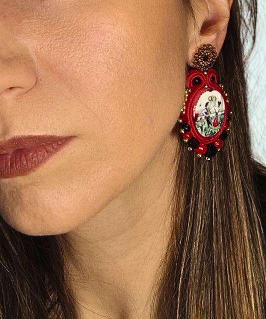 Cercei „Traditie vie” – piesa unicat