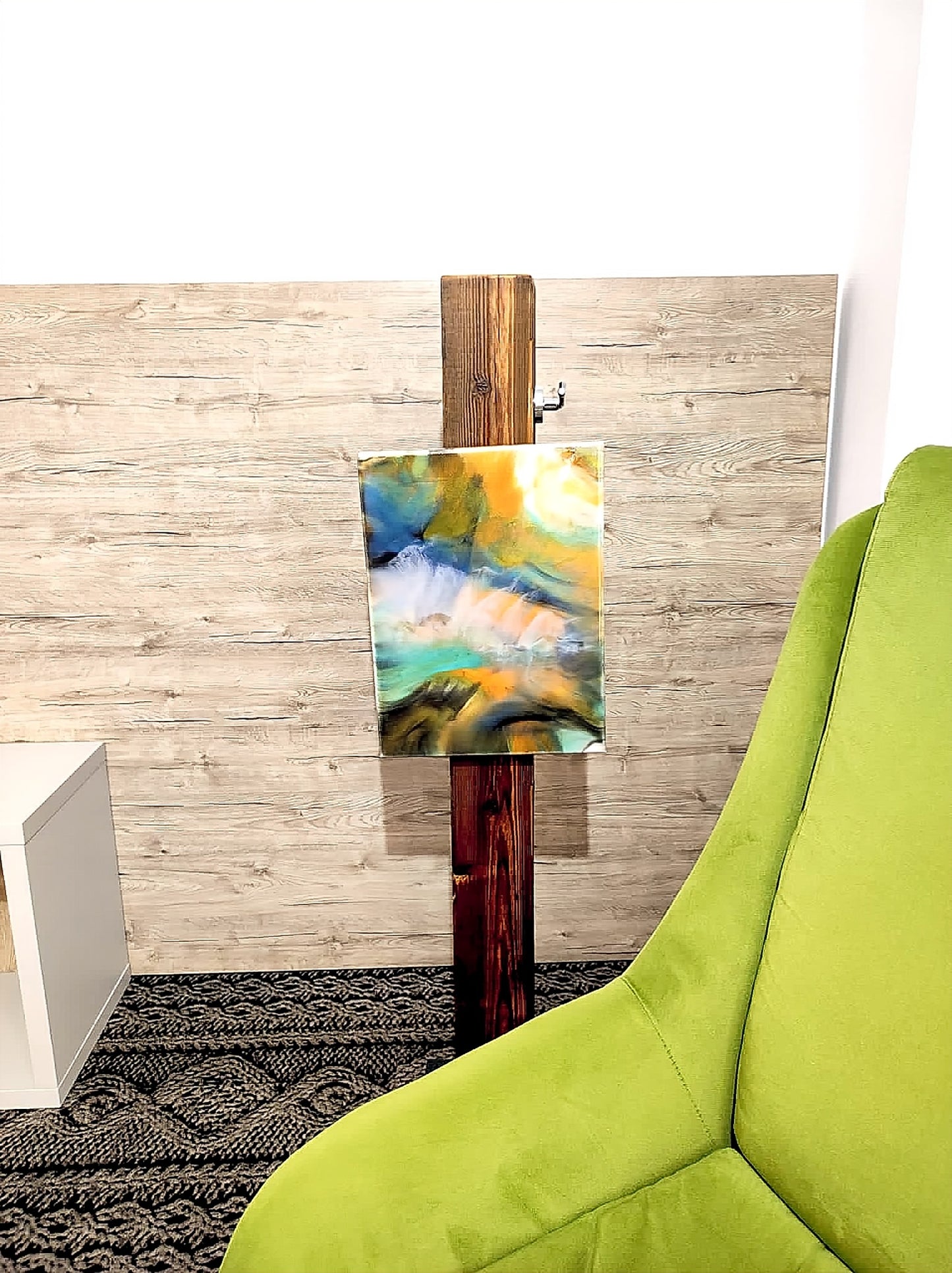 „Furtună de nisip” - tablou abstract