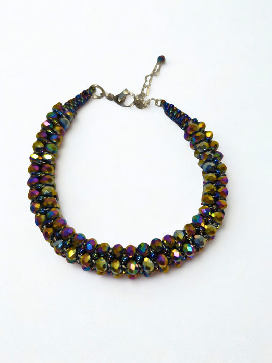 Bratara „Galaxy Shine” – piesa handmade