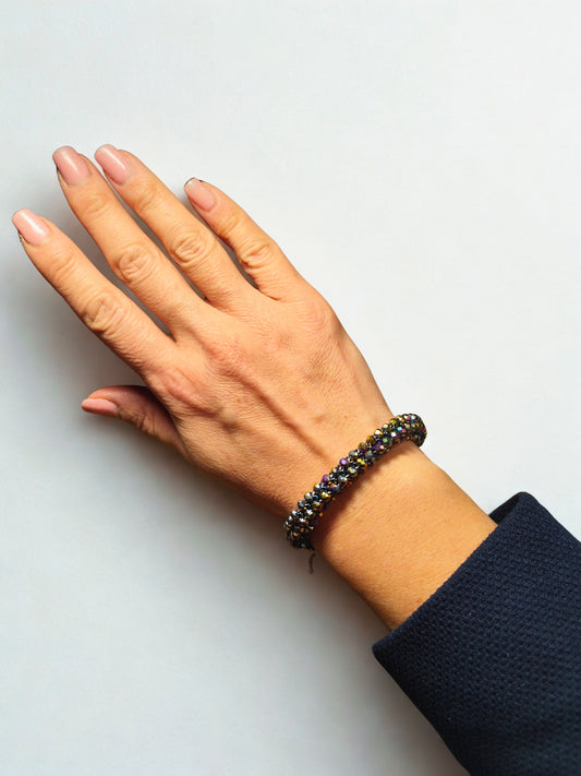 Bratara „Galaxy Shine” – piesa handmade