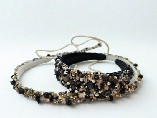 Set brau + cordeluta „Ash” - realizat manual