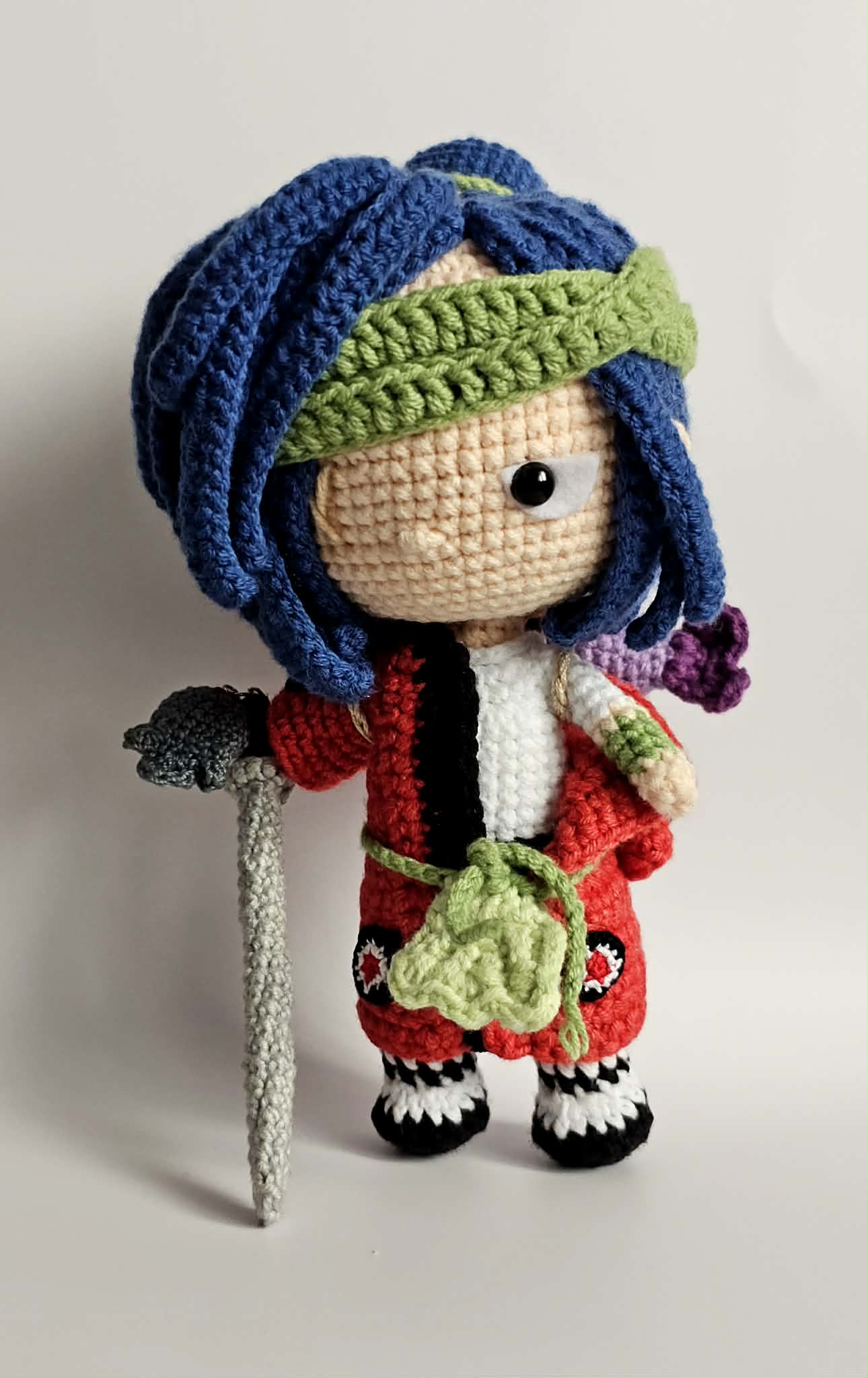 Kenji – Brawl Stars | Papușă croșetată handmade