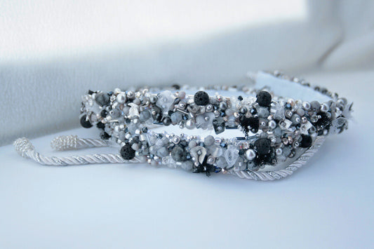 Set brau + cordeluta „Ash” - realizat manual