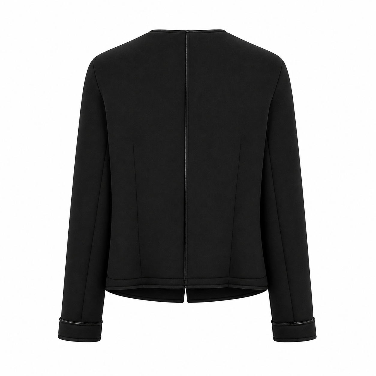 Jachetă scurtă Wendy Trendy „Torino” – negru minimalist