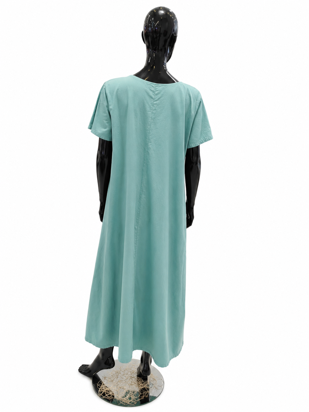 Rochie în nuanțe de albastru și roșu „Fiore”