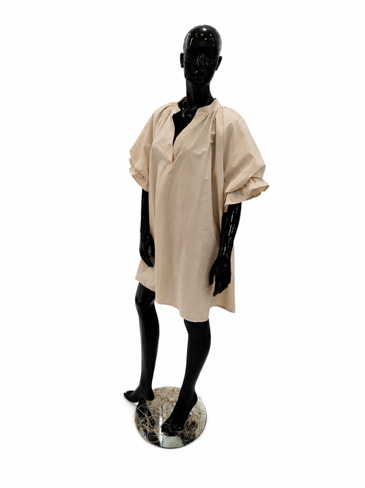 Rochie scurtă cu mâneci bufante diverse culori made in Italy