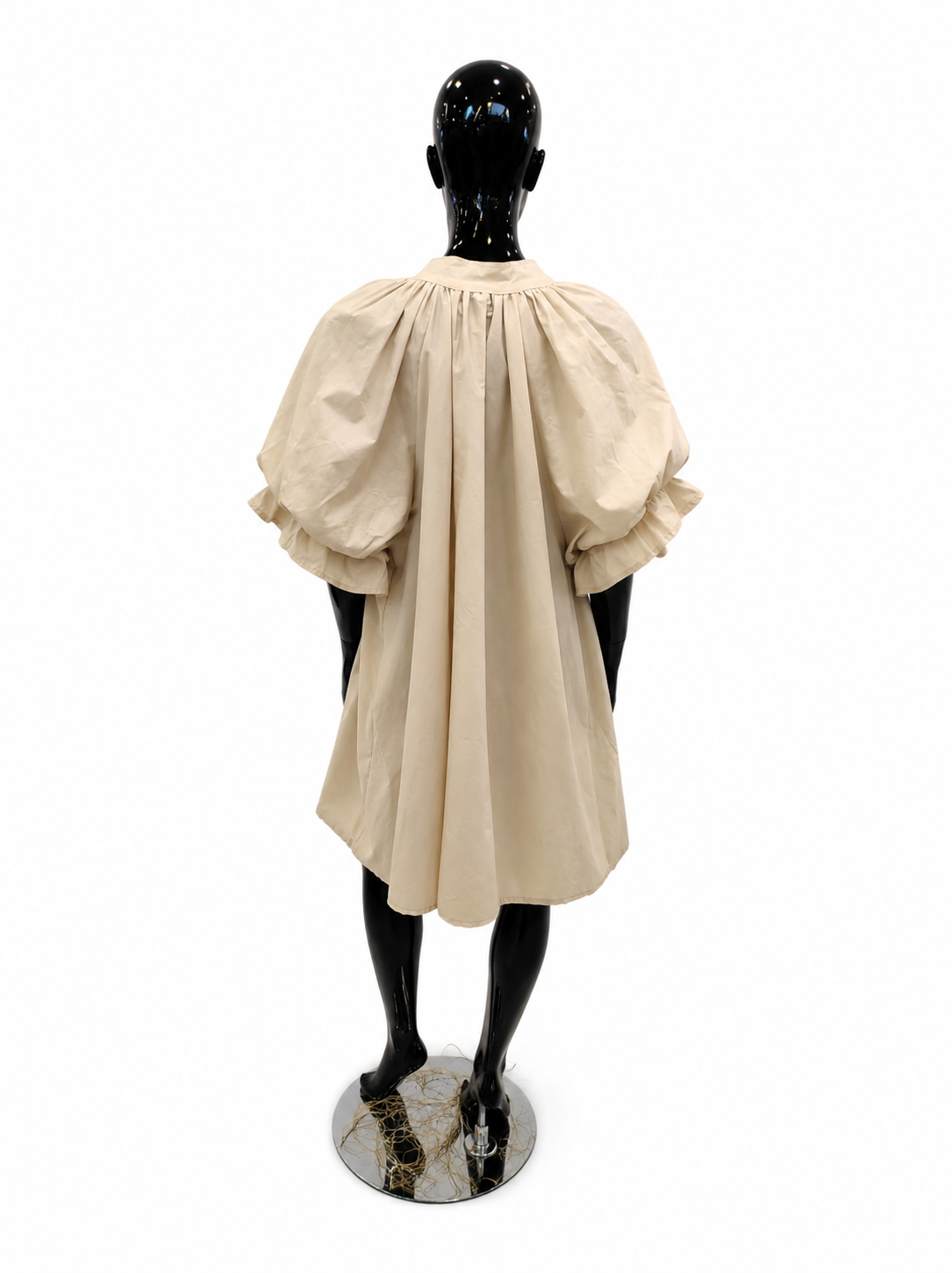 Rochie scurtă cu mâneci bufante diverse culori made in Italy