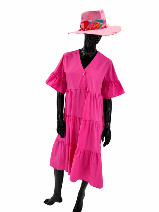 Rochie midi oversize diverse culori JnJ made in Italy „Asti”