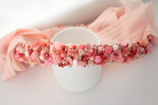 Brau „Blush Garden” – piesa handmade