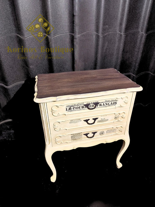 Noptieră „Paris Taupe”