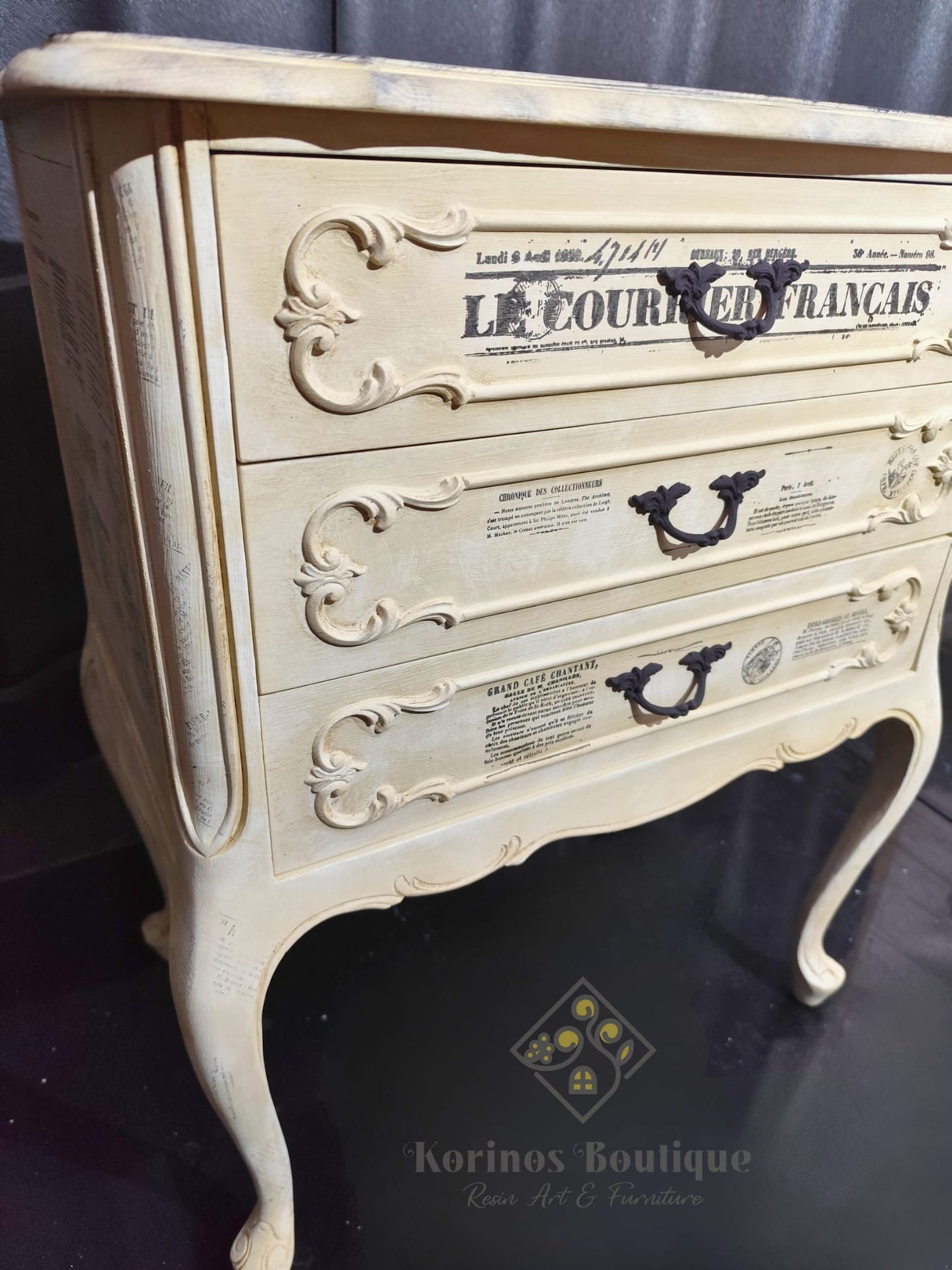 Noptieră „Paris Taupe”