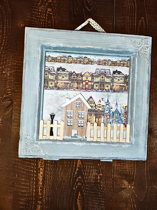 Fereastră spre Orașul Zăpezii