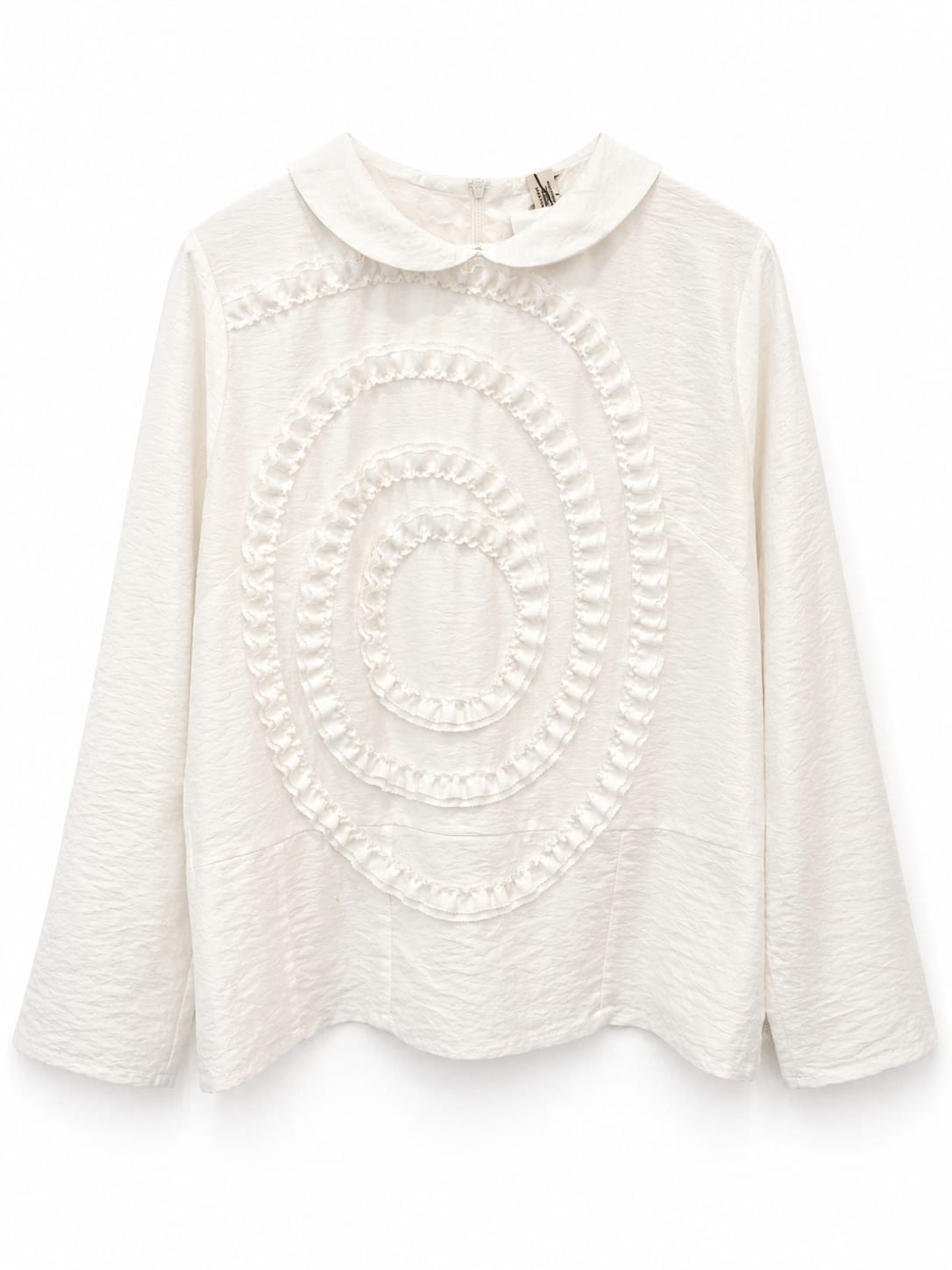 Bluză albă/neagră Wendy Trendy „Lucca” - Made in Italy